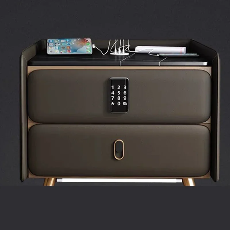 Стол с выдвижными ящиками черный низкий стол узкий шкаф для хранения белая