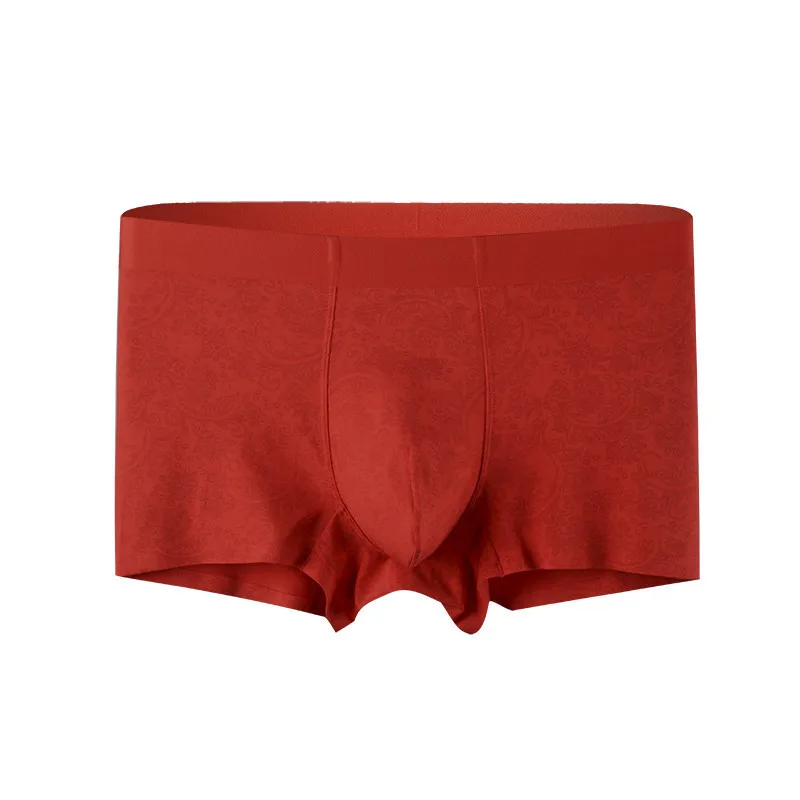 20PCS Breathable Modal Men's Boxers Four Seasons Universal Skin-friendly Male's Boxer Shorts Mid-waist Printed Underwears Pants