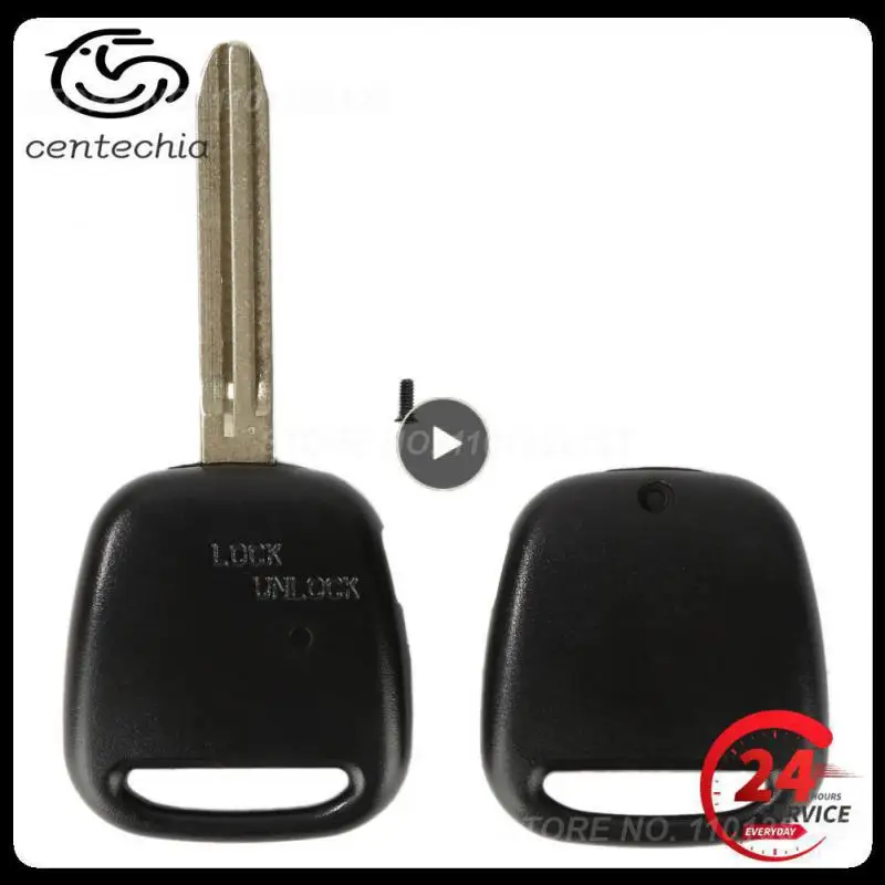 

1~7PCS 2022 Car 1 Buttons Replacement Key Shell Auto Remote Buttons Key Shell For TOYOTA With Logo