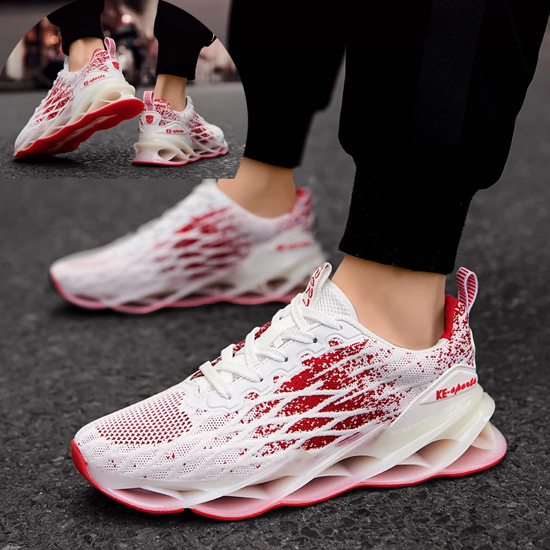

Summer light sports shoes high quality air cushion running shoes men's fashion soft bottom jogging shoes outdoor training shoes