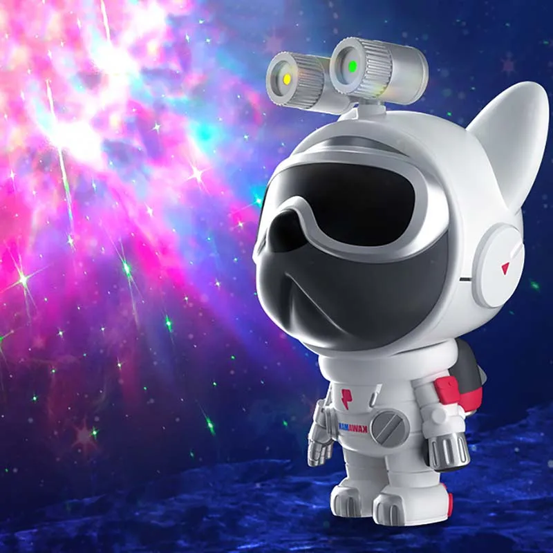 

Dog Astronaut Projector Lamp Galaxy Star Porjectors LED Starry Project Night Light with Timer Remote Colorful Change Home Decor