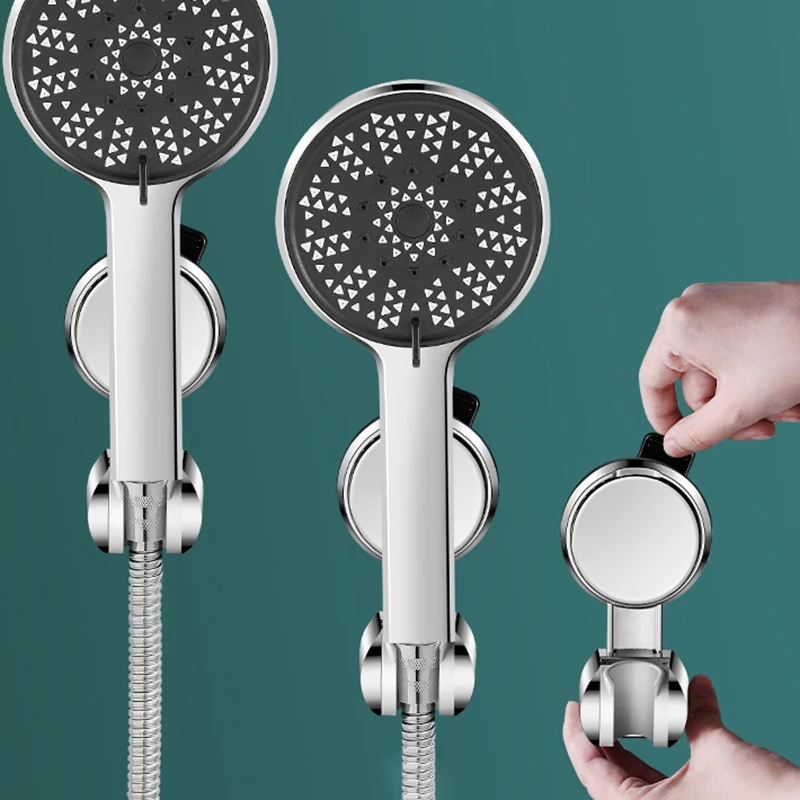 НОВАЯ душевая лейка поддерживает 360 ° регулируемая присоска настенный ручной
