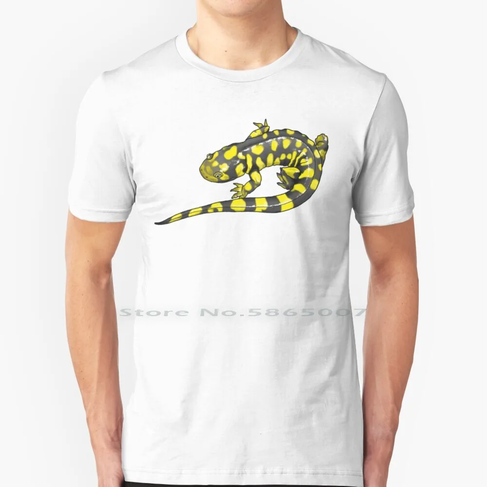 

Tiger Salamander T Shirt 100% Cotton Tinker And Bone Tinkerandbone Newt Amphibian Animal Mole Salamander Herp Reptile Black And