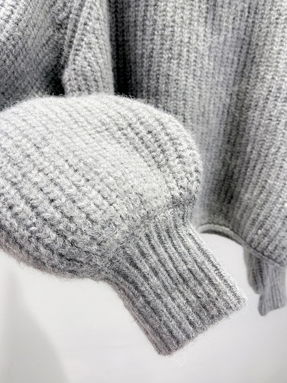 Женская Популярная зимняя одежда модные однотонные свитера свободные пуловеры