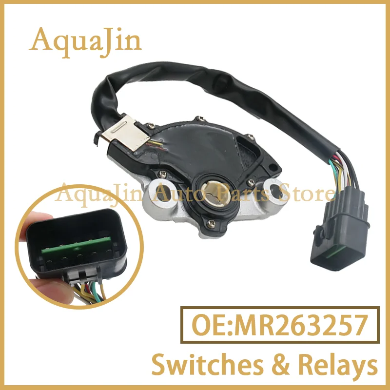 Фото Датчик положения селектора АКПП MR263257 для Mitsubishi Pajero Montero Sport V73 V75 V77 1998~2005 2006 MR263257GC №1