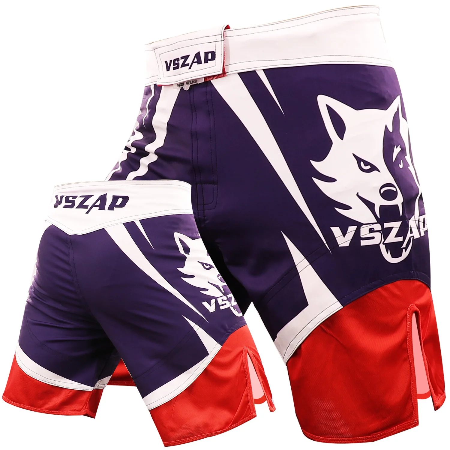 

MMA Shorts Vszap Brand Muay Thai Shorts Men Gym Fitness Sports Combat Bjj Jiujitsu Fight Pants Kickboxing Boxing Training Trunks