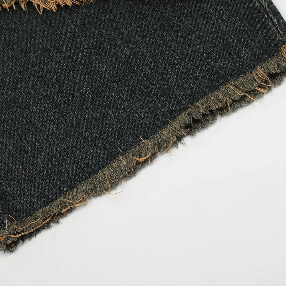 Мужские винтажные джинсы с вышивкой в стиле Харадзюку