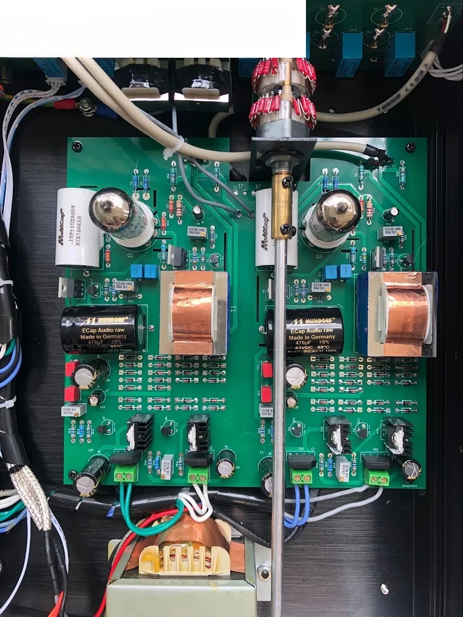 Передняя ступень электронной трубки E88CC 6922 со сбалансированным встроенным