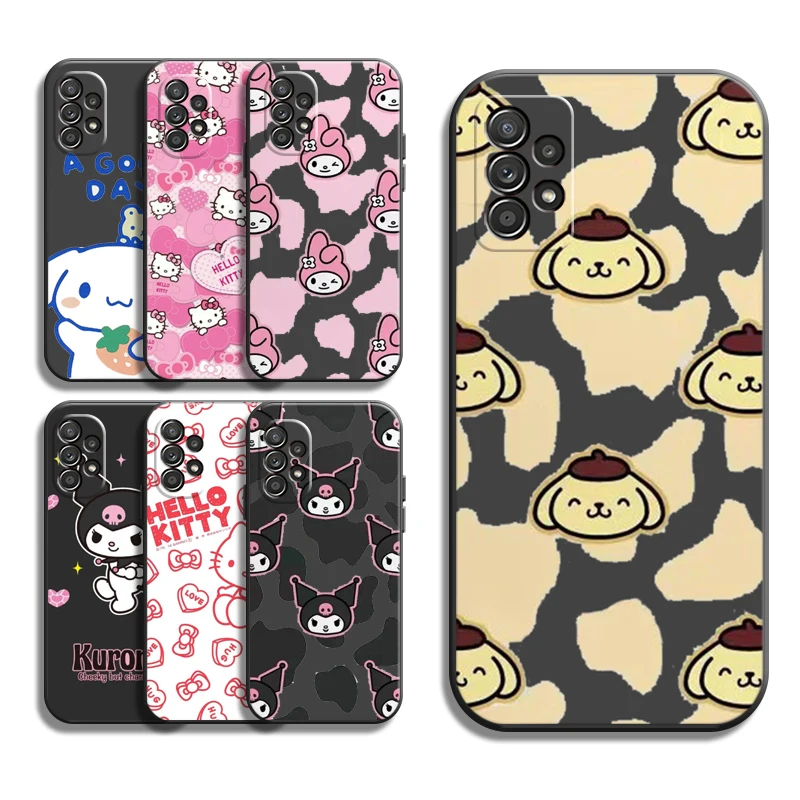 

Hello Kitty Cartoon Phone Cases For Samsung Galaxy A51 4G A51 5G A71 4G A71 5G A52 4G A52 5G A72 4G A72 5G Cases Soft TPU Coque