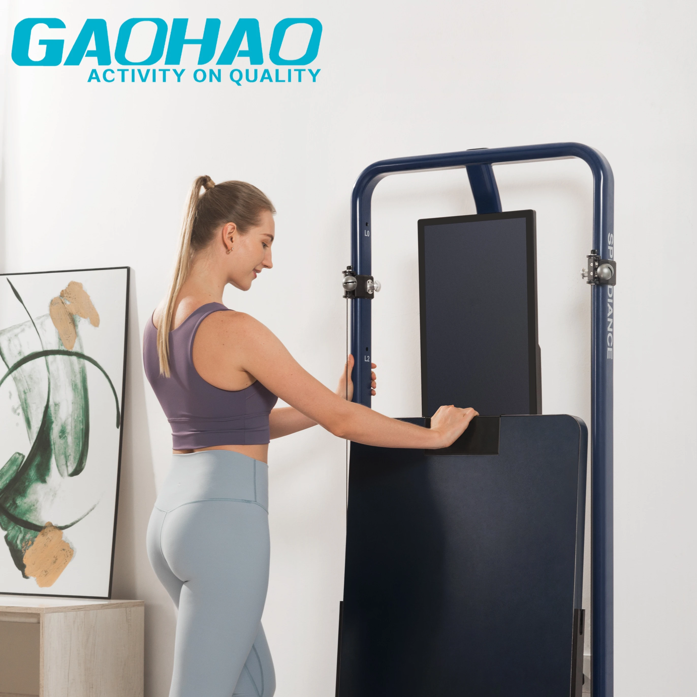 

AI Powered Automatic Resistance Trainer Adjustment Multi Fitness Station Home Gym Equipment Muscle Building