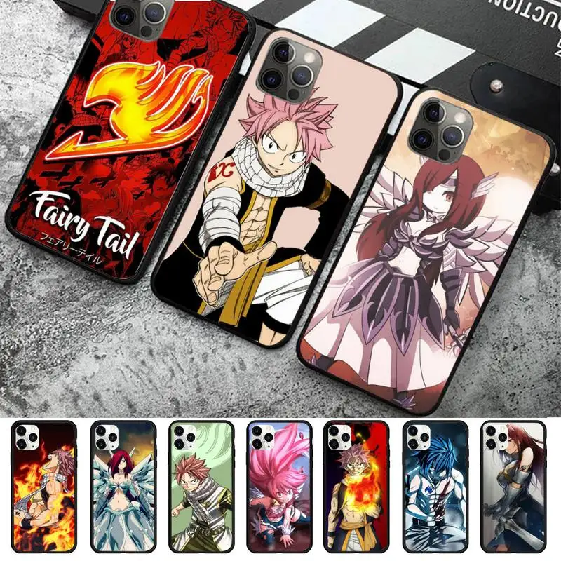 

MaiYaCa Fairy Tail Phone Case for iPhone 11 12 13 Mini Pro Max 8 7 6 6S Plus X 5 SE 2020 XR XS Funda Case