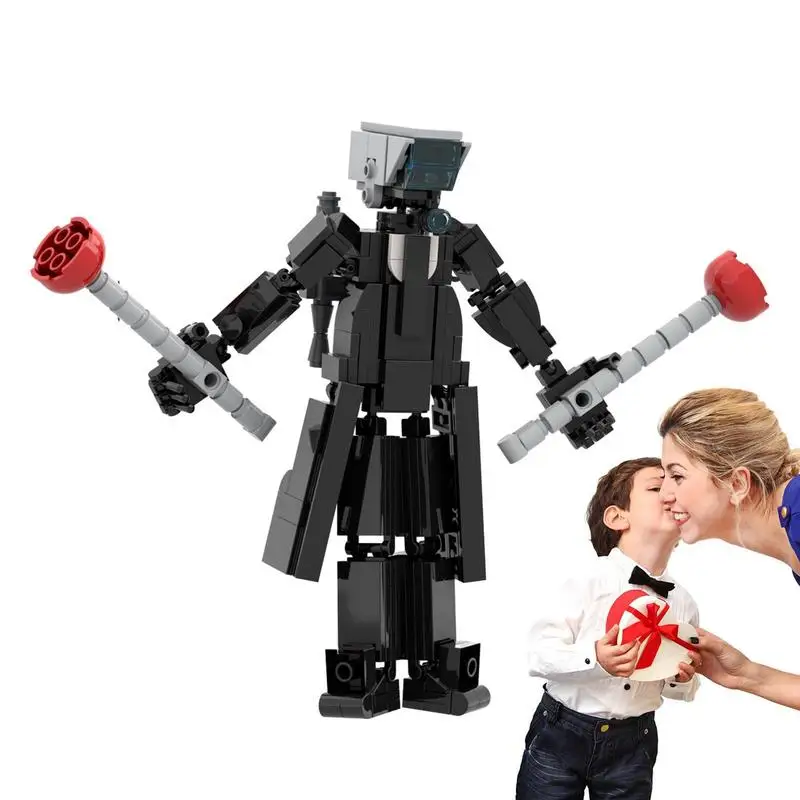 

Toilet Men Building Blocks Building Blocks Sets Toy Toilet Men Blocks Adult Building Block Creative Party Favors Kids Children