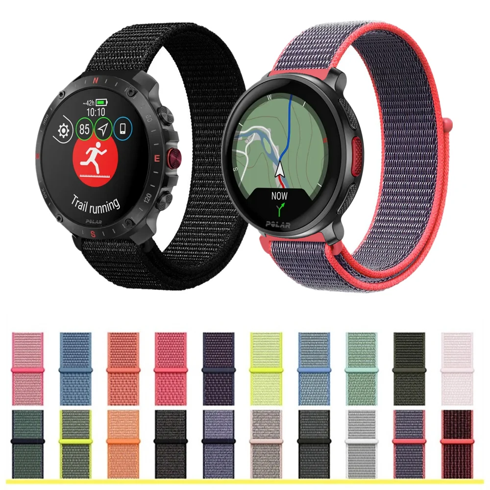 Нейлоновый ремешок на запястье для Polar Vantage M3 M2 V3 Ignite 3 2 цвет в ассортименте