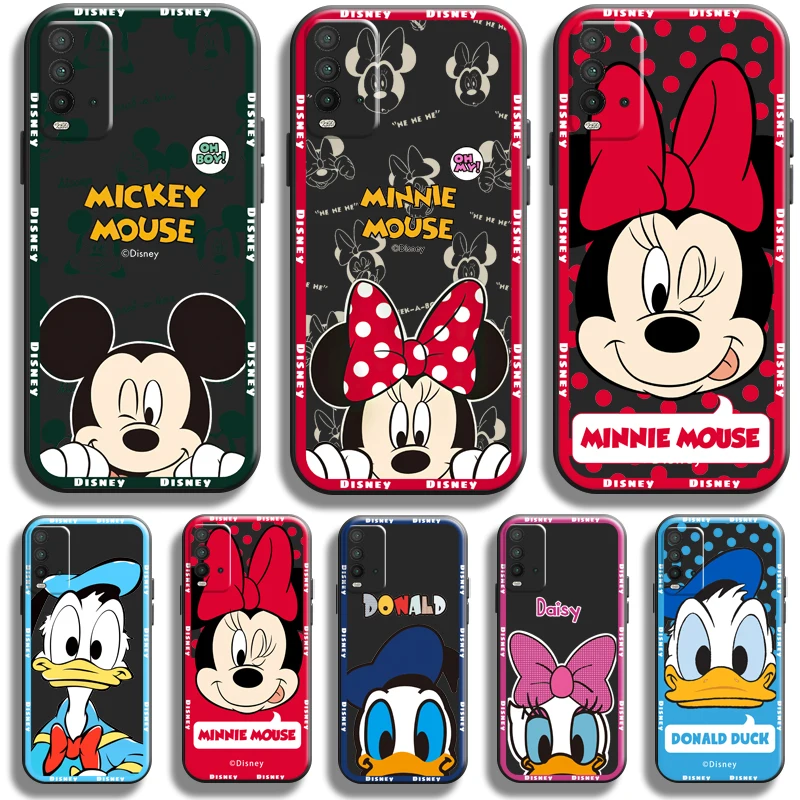 

Cute Disney Minnie Mickey Mouse Case For Xiaomi Redmi Note 10 10S 10T 9 9S 9T 8 8T Pro For Redmi 10 9 9T 9A 9C 8 8A Phone Case