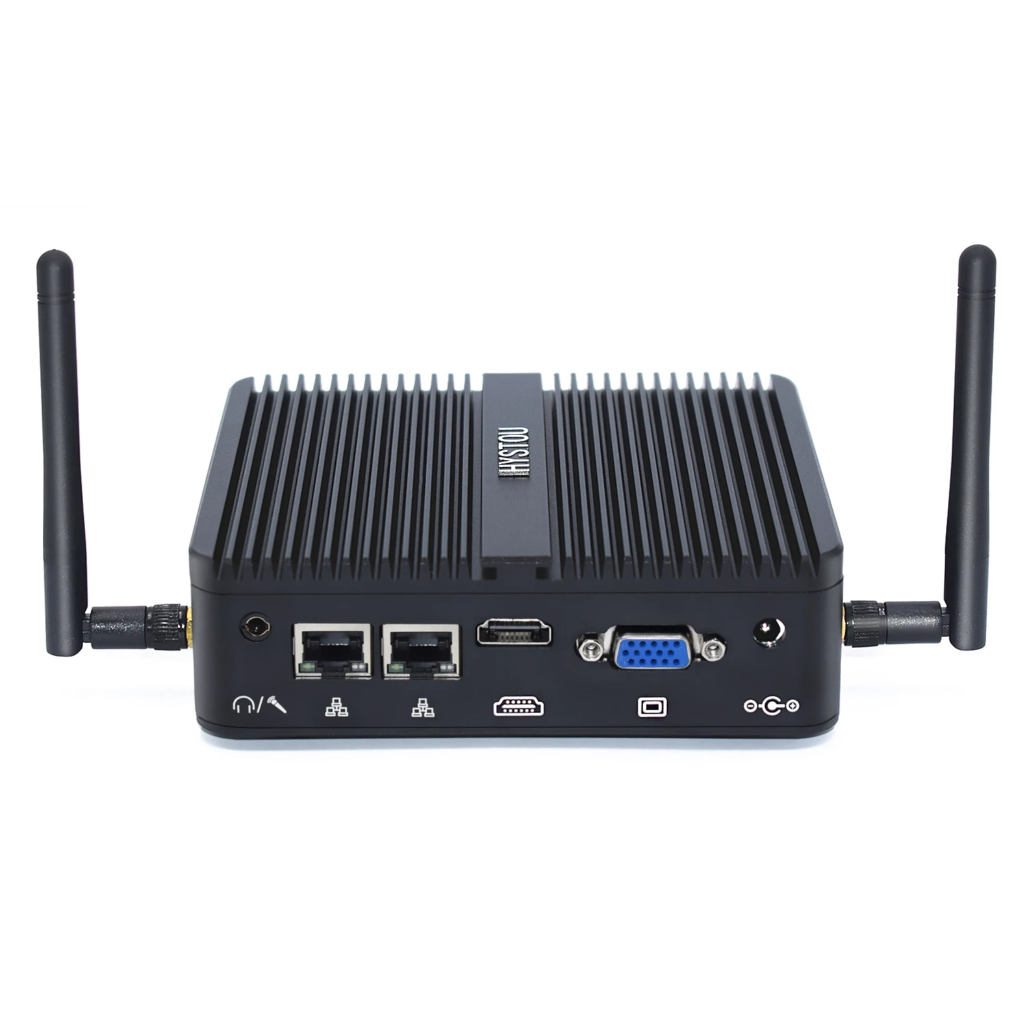 HYSTOU Celeron J4125 DDR4 8GB RAM 128G SSD Stock 4K Windows 10 Mini PC Fanless Industrial Desktop Computer