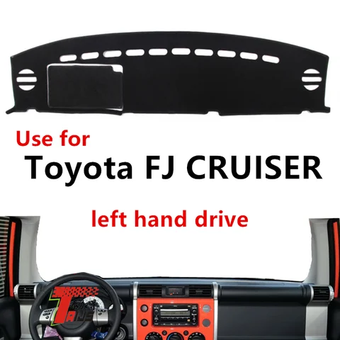 TAIJS, чехол для автомобильной приборной панели с защитой от пыли, левый руль для Toyota FJ CRUISER, лидер продаж, высокое качество