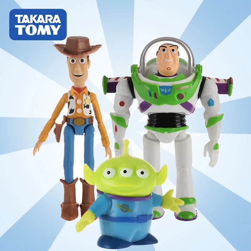 

TOMY История игрушек Базз Лайтер Вуди инопланетянин обнимающий Дракон маленькая кукла детские фигурки игрушки хобби экшн-фигурки праздничны...