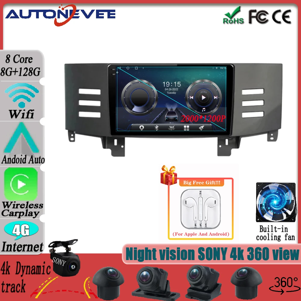 

Android 12 для Toyota Reiz Mark X 2005 - 2009 монитор мультимедийная навигация Электроника Автомагнитола ТВ плеер Видео Авторадио