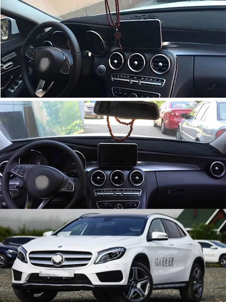 Фото Для Mercedes-Benz GLA GLB GLC 250 200 X156 H247 X247 X253 X254 300 260: Коврик-накладка на приборную панель, солнцезащитный козырек, декоративные элементы №2