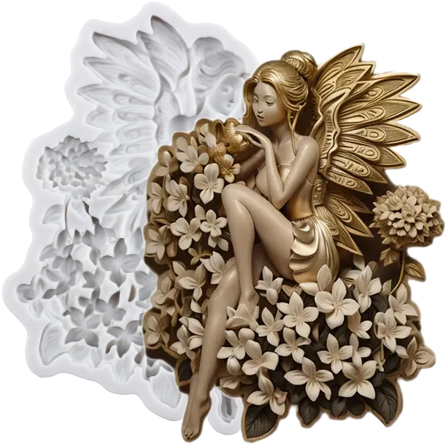 

Силиконовые формы для торта Mujiang Цветочная фея