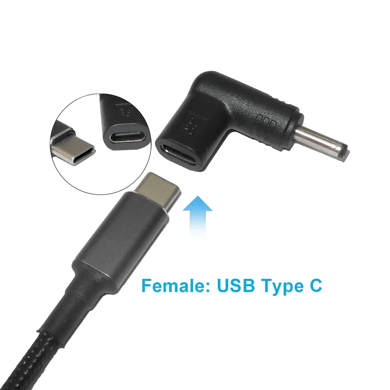 USB C PD к DC разъему питания Универсальный 5 в 9 12 В Тип адаптер для зарядки конвертер