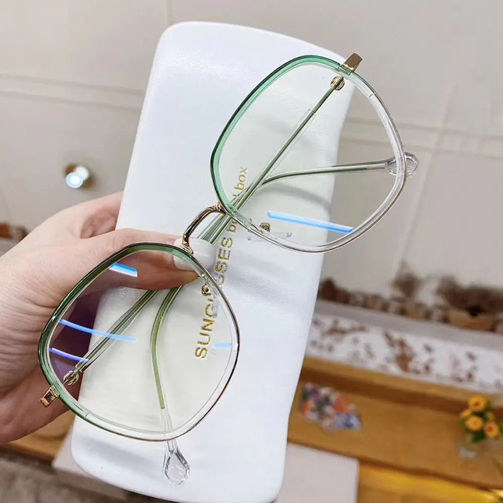 

Fashion Durable Office Portable Computer Goggles Anti-Blue Light Glasses Ultra Light Frame Oversized Eyeglasses