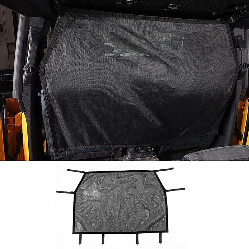

Car Trunk Isolation Net Cargo Net, Backseat Dog Car Divider Net Pet Barrier Fence For Ford Bronco 2021 2022 Accessories