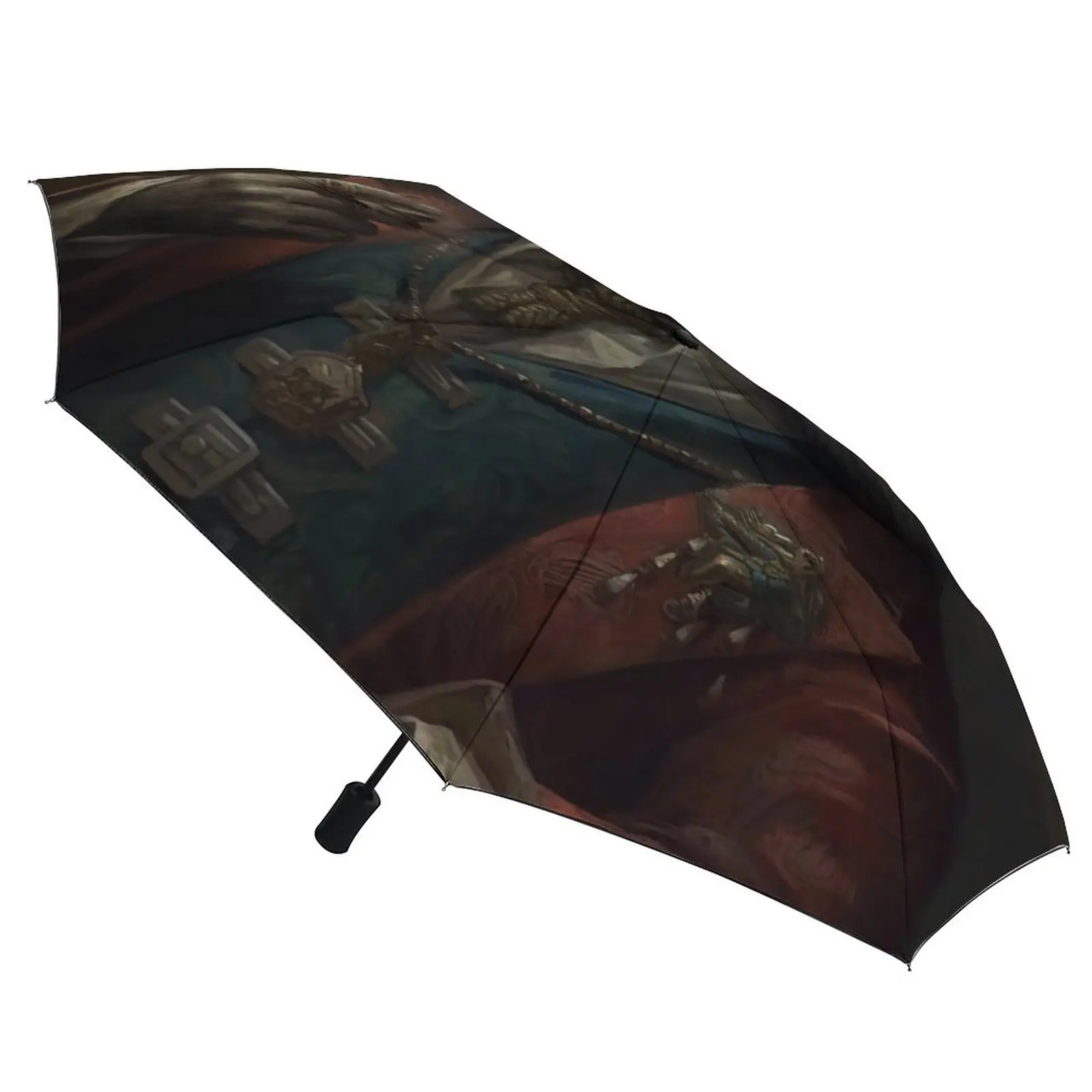 

Автоматический зонт в виде панды, Складывающийся в 3 раза, в гангстерском стиле, крестный, из углеродного волокна, яркие женские зонты от солнца и дождя