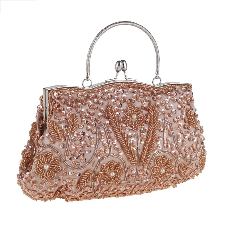 

excellent women's beaded handbag ladies elegant wedding party dance party handbag wallet evening dress women's clothing