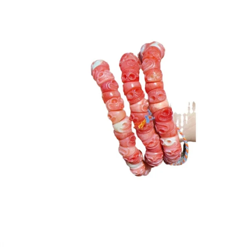 Ожерелье с полуобхватом крови из бусин бычьего кишечника a Dai 108