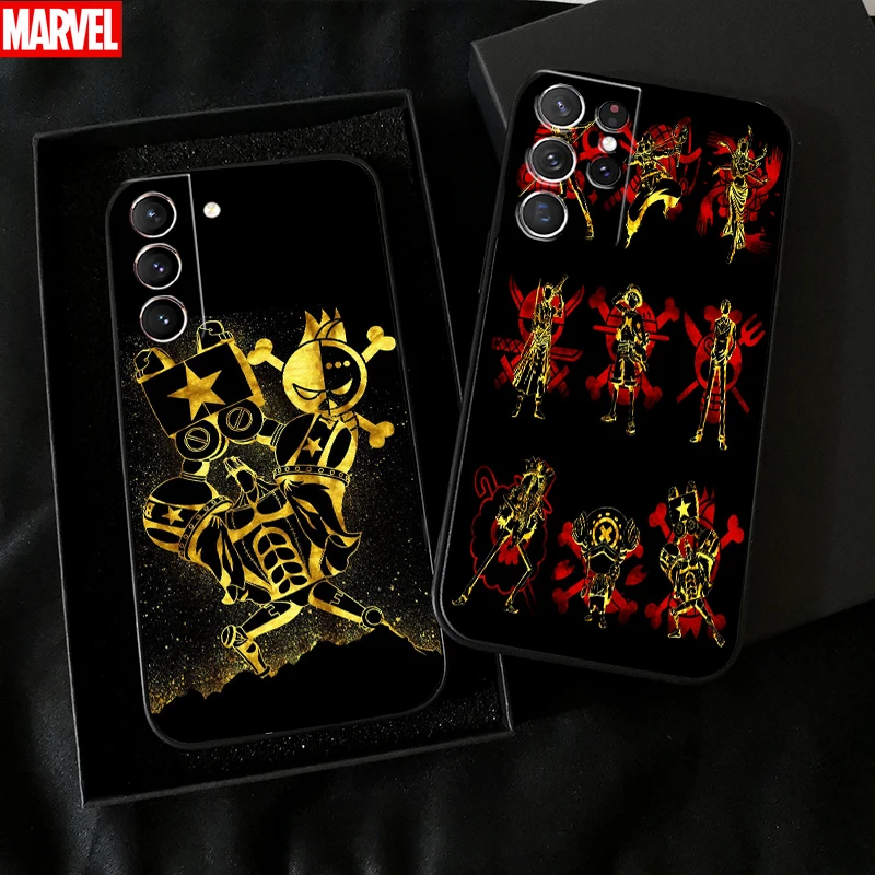 

Anime One Piece Dragon Ball Phone Case For Samsung Galaxy S22 S21 S20 S10 10E S9 S8 Plus S22 S21 S20 Ultra FE 5G Soft