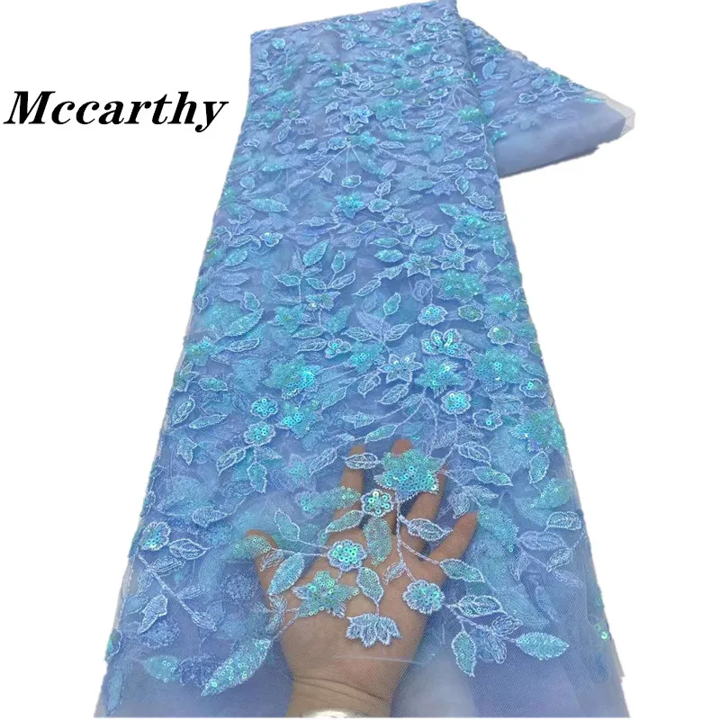 Новое роскошное платье из 2024 ткани с блестками для женской вышивки Сетчатое