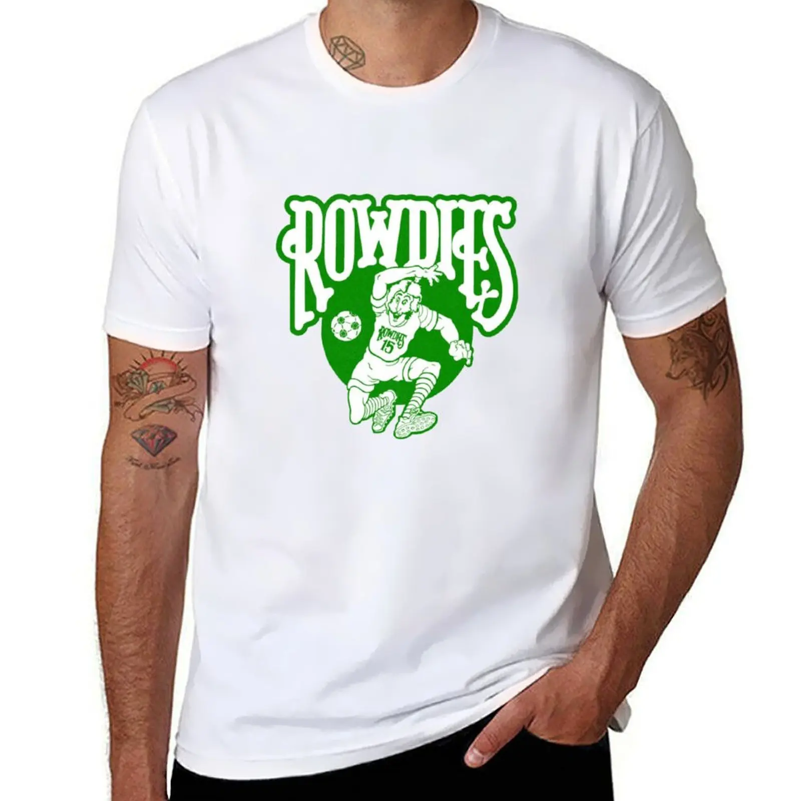 Футболка с винтажным логотипом Tampa Bay Rowdies North American Soccer League (NASL) роскошные мужские