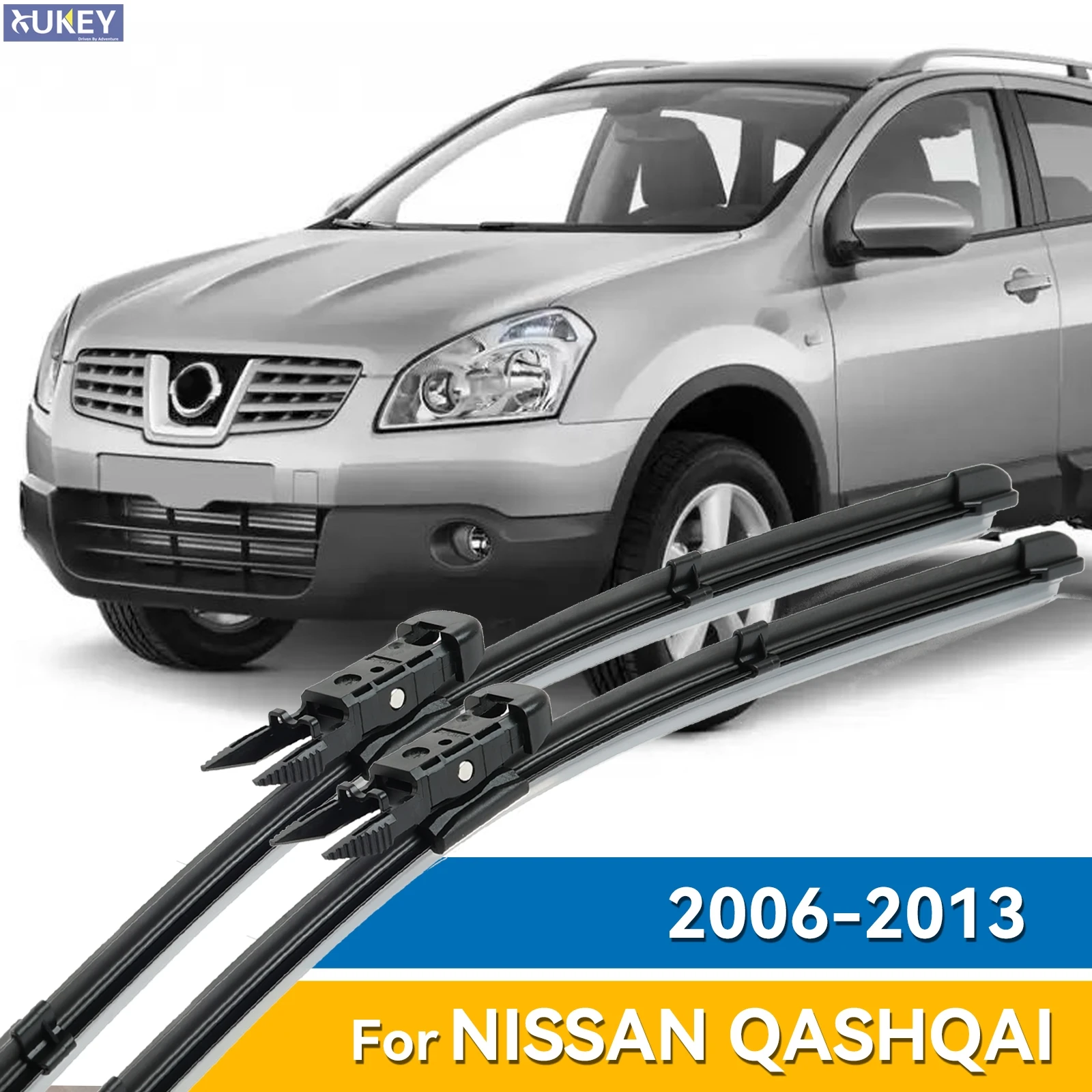Комплект щеток переднего стеклоочистителя Xukey для Nissan Qashqai + 2 Dualis J10 2006-2013 лобовое стекло 24 