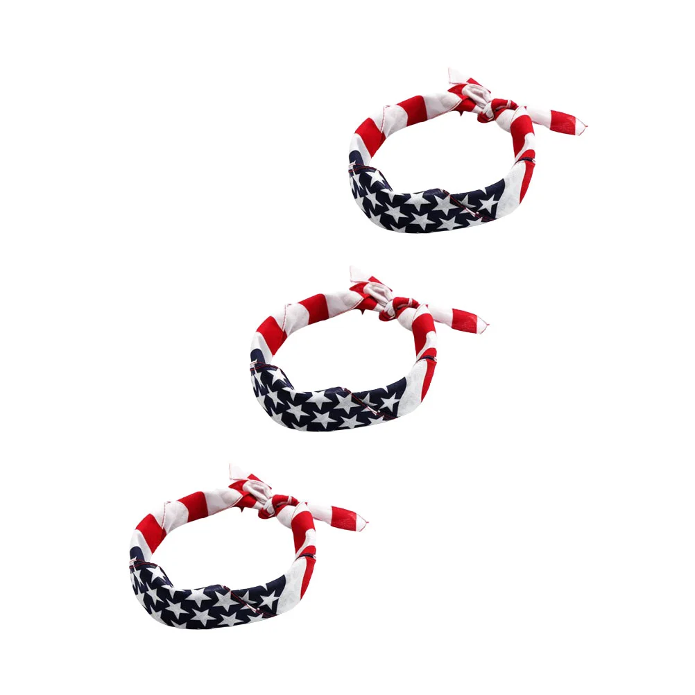 

American Flag Bandanas Headband USA Flag Headband Patriotic Athletic Wicking Kerchief USA Apparel USA Clothing Confederate