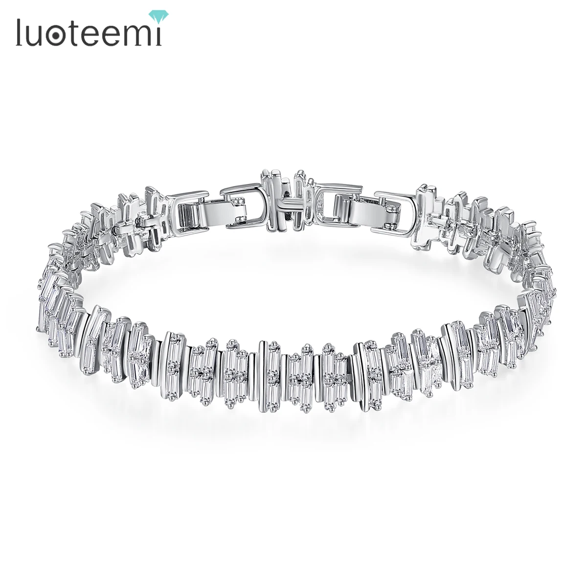 LUOTEEMI новый дизайн модные геометрические браслеты для женщин девушек Свадебная