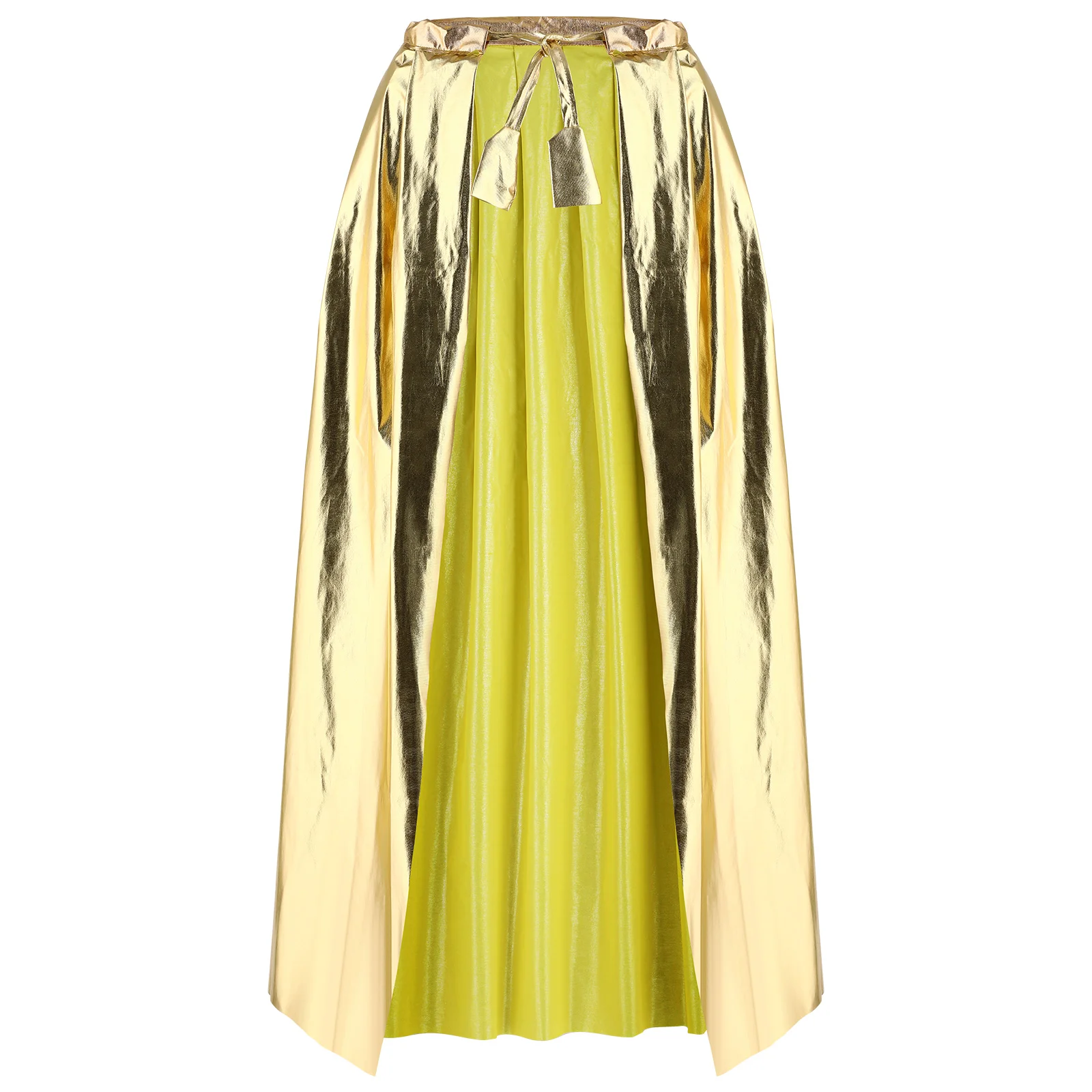 Плащ с золотой позолотой для взрослых накидка аксессуар вечеринки на Хэллоуин