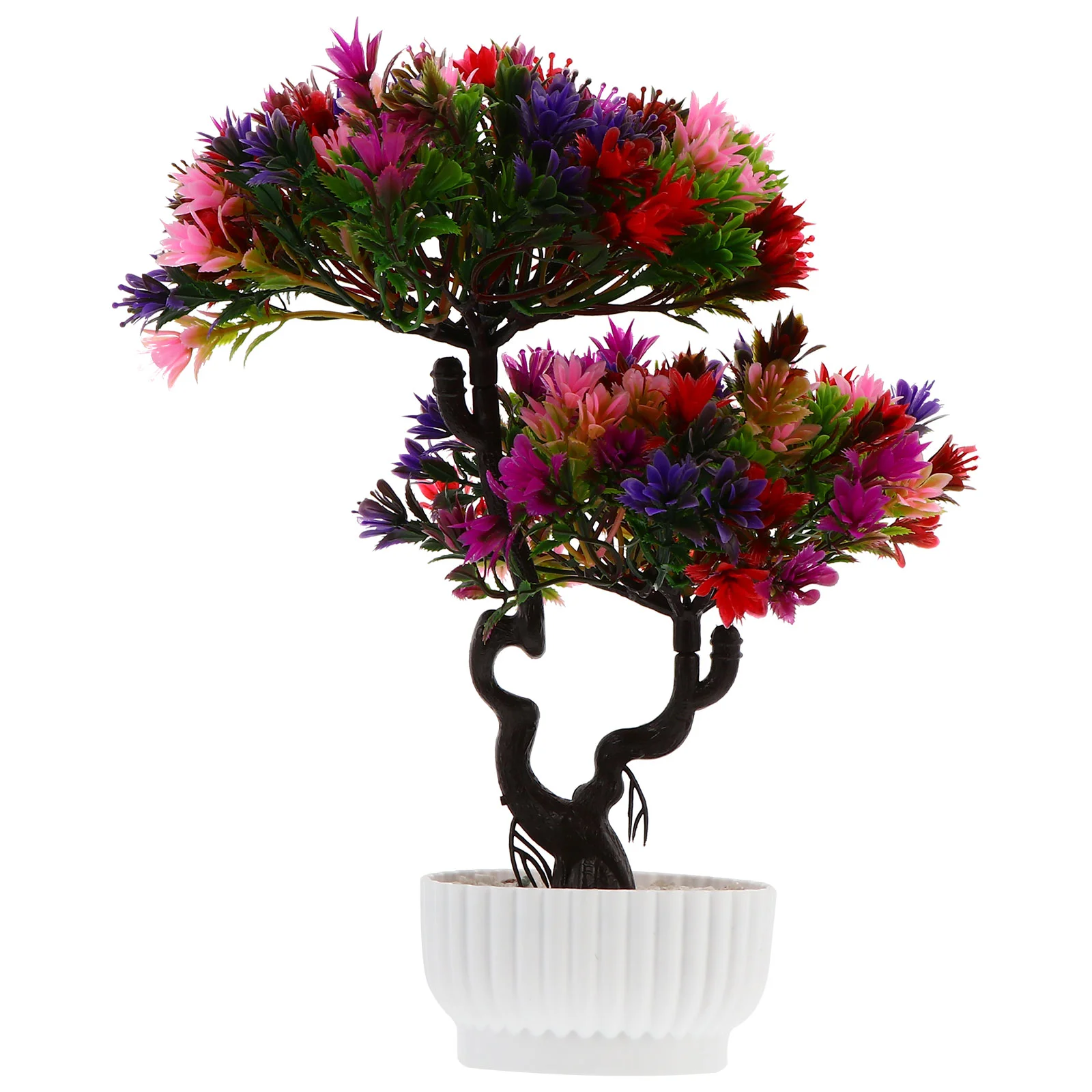 

Welcome Pine Flower Potted Fake Bonsai Simulation Ornament Japanese Decor Home Small Guest-greeting Flowerpot