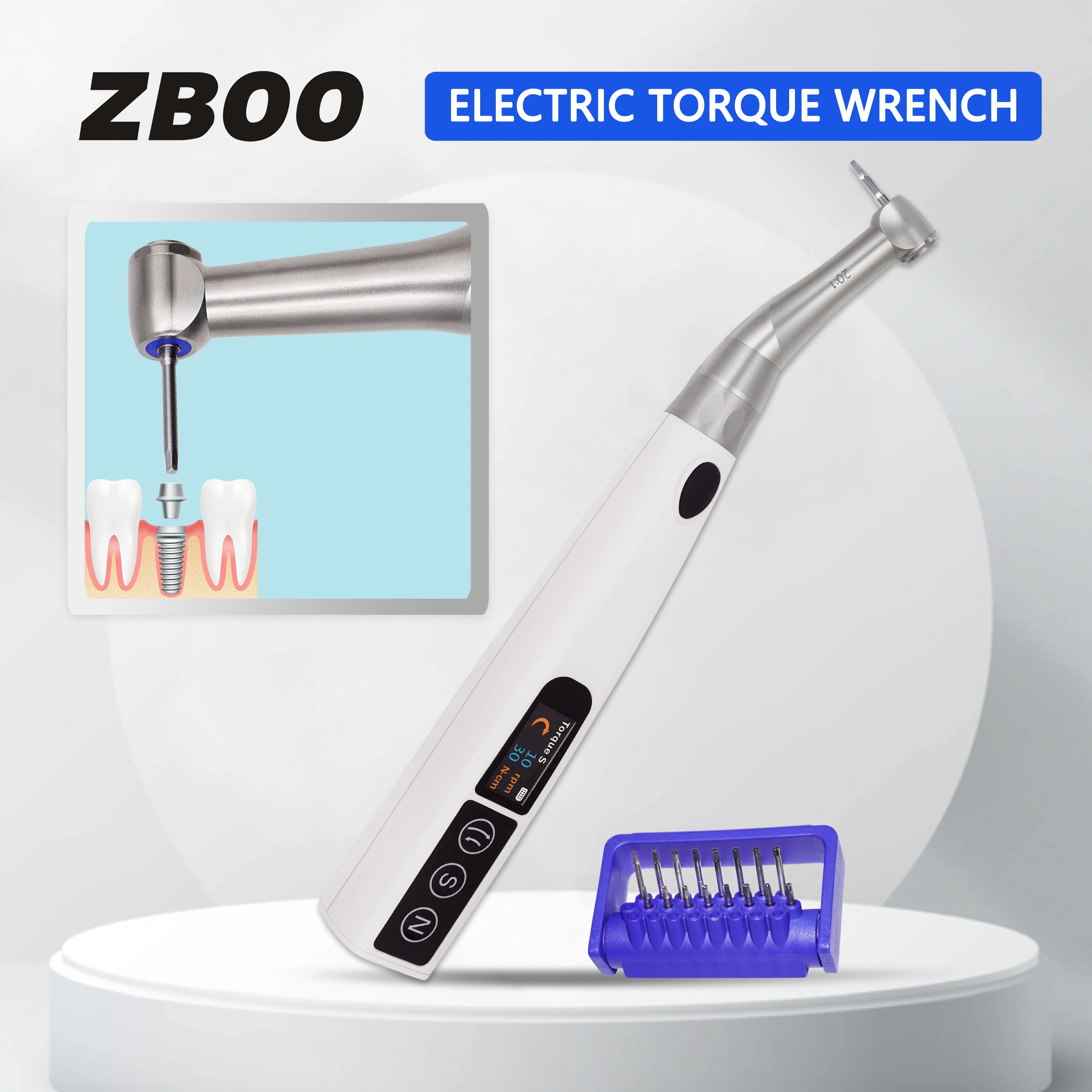 Стоматологический Электрический динамометрический ключ имплантат
