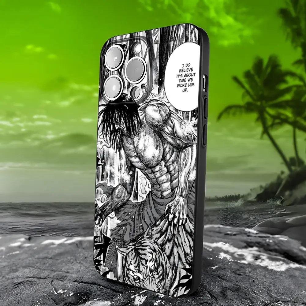 Чехол для телефона Kingdom Manga Kanki Hara IPhone 15 16 13 Pro Max 14 12 11 Xr X 8 7 6 Plus роскошная задняя