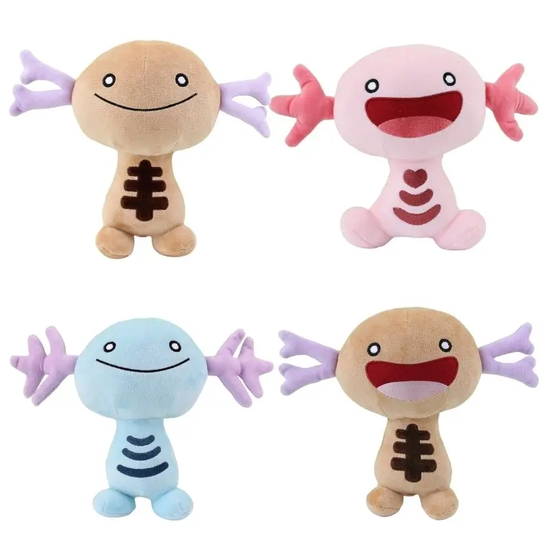 

22cm Kawaii Paldean Wooper Plush Toys Game Anime Figure Paldean Wooper Toy Dolls Soft Axolotl Stuffed Animals Cute Gift for Kids