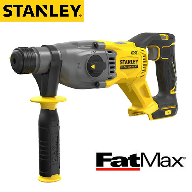 

Stanley 18V Brushless Rotary Hammer Body Only SBH900 2.0J Multifunctional Rechargeable Electric Impact Drill STANLEY Power Tools