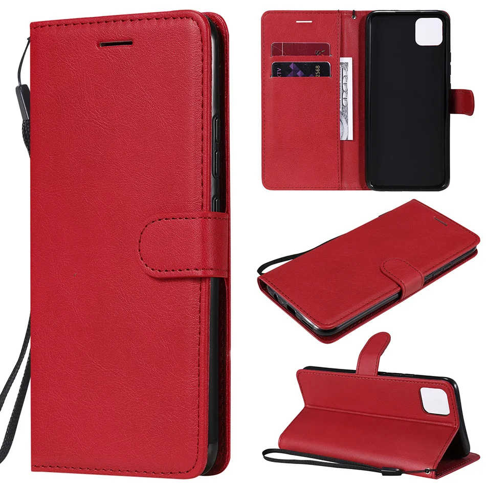 Card Solt Flip Etui Case For OPPO A53 A53S A73 A93 A92S A52 A72 A74 A92 A93 A94 Realme 9 8 8i C31 C35 Phone Wallet Back Cover