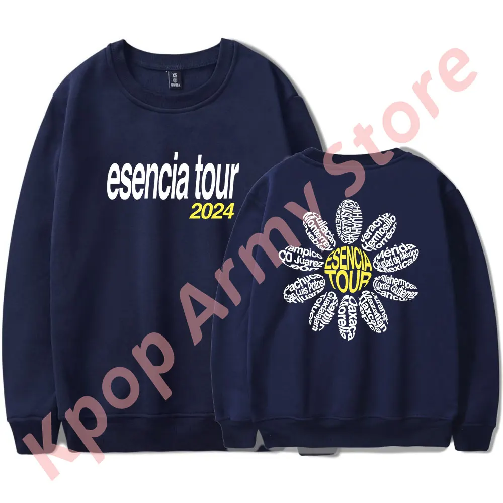 Humbe 2024 Esencia Tour Merch толстовки с круглым вырезом Косплей унисекс модные повседневные
