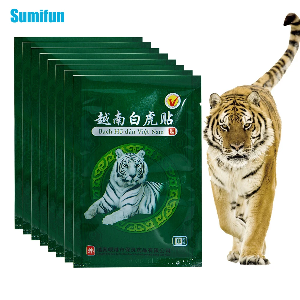 

40/80/160Pcs Original Vietnam White Tiger Balm Joint Muscle Pain Relief Patch Arthritis Rheumatism Painkiller Heating Sticker
