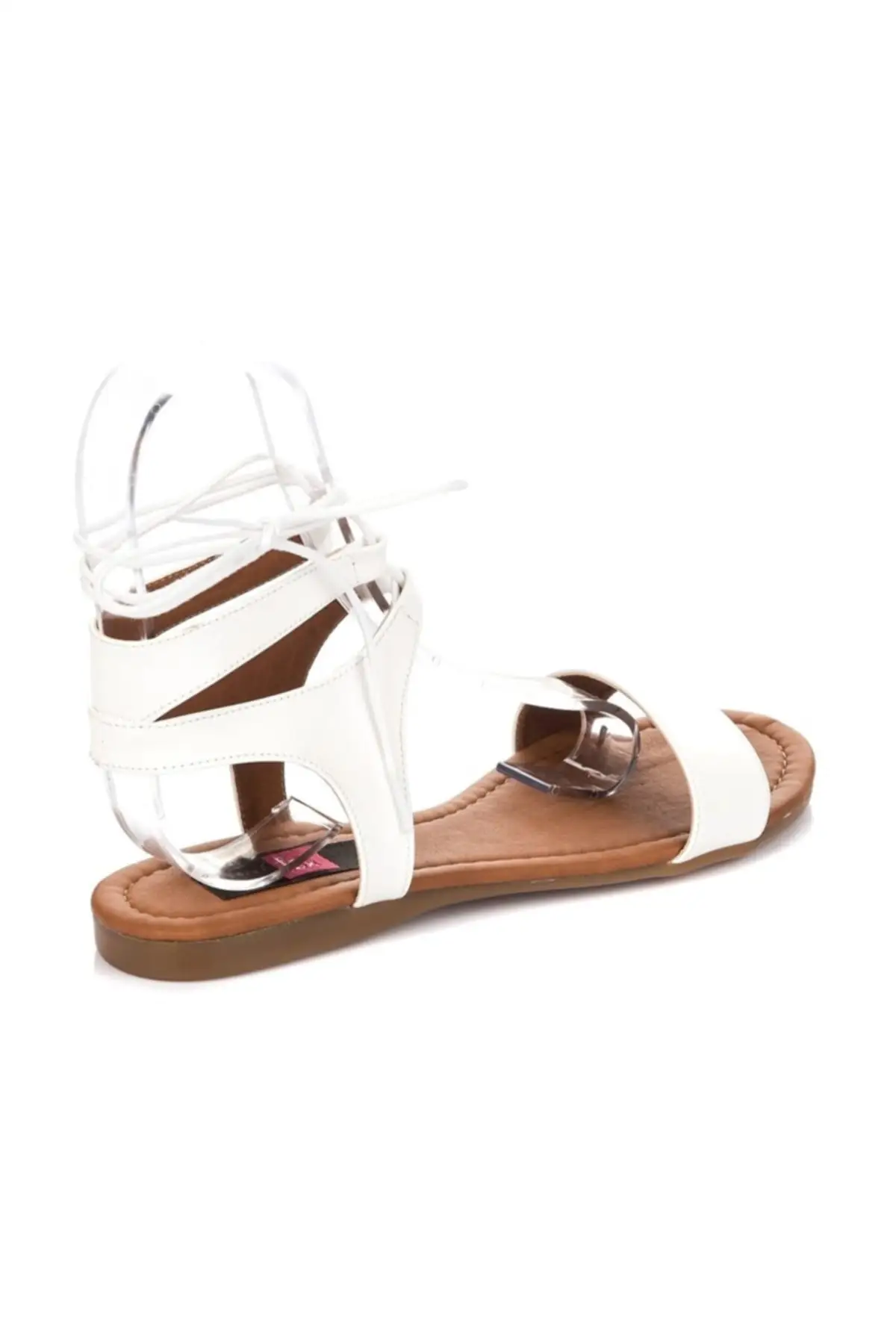 

White Women Sandals Lace-Up Sandals Summer Fashion