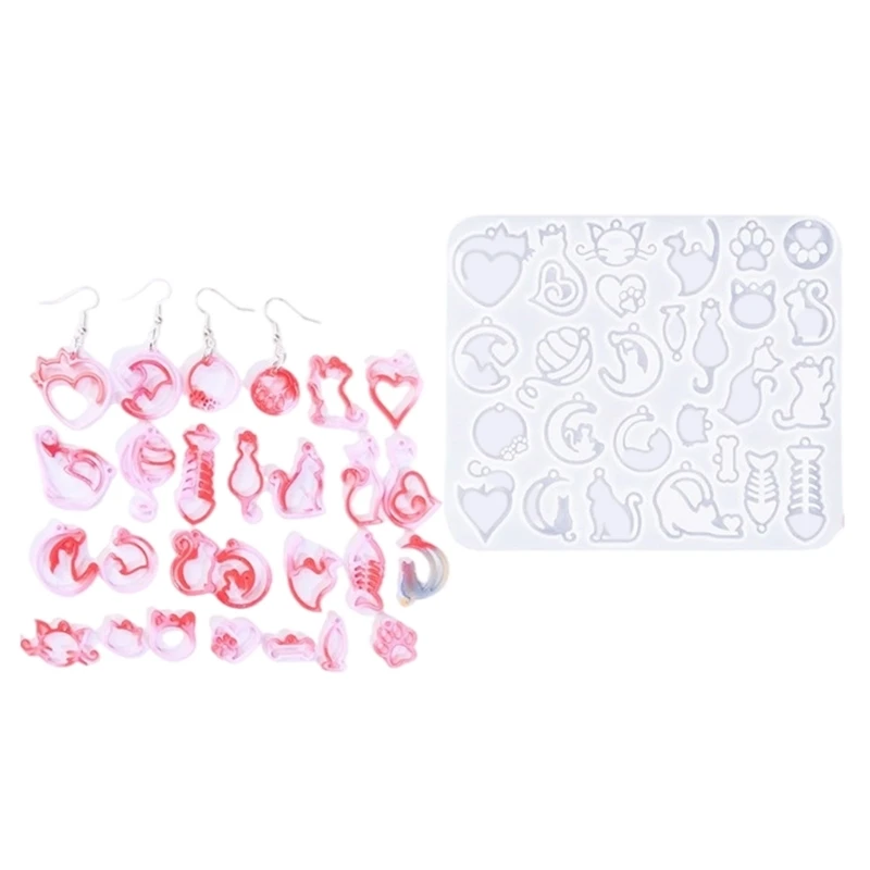 Силиконовые формы для рукоделия идеально подходят ожерелья и сережек