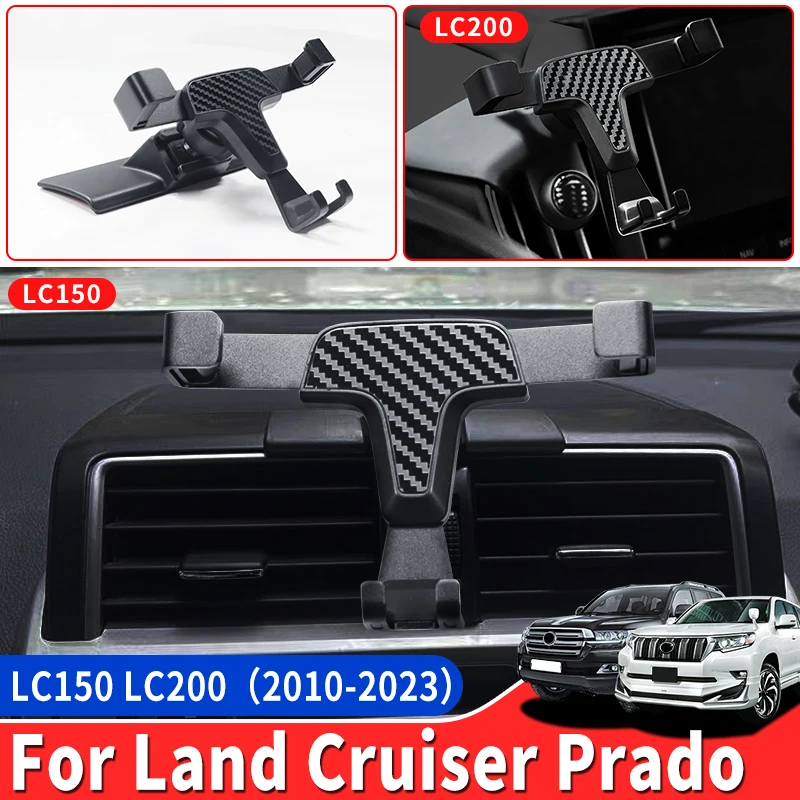 

For Toyota Land Cruiser Prado 150 200 2010-2023 2022 Dedicated Mobile Phone Holder LC150 LC200 FJ150 FJ200 Interior Accessories