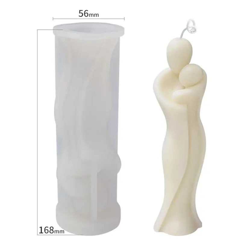 Форма для свечей серия Life силиконовая форма мамы и ребенка художественная