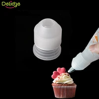 2pcs piping nozzles converter dessert decorator decorating tips connector squeeze cream cake tools